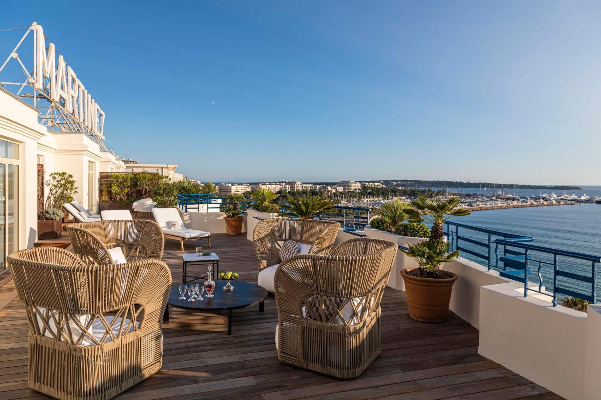 Hotel Martinez, In The Unbound Collection By Hyatt Cannes Exterior foto The rooftop terrace